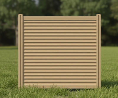 Apariencia de madera natural / ecológica / libre de mantenimiento / 2026 Nueva valla de privacidad de vinilo / fabricante